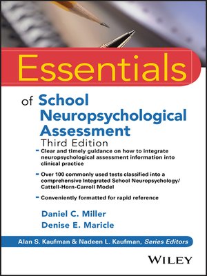 cover image of Essentials of School Neuropsychological Assessment